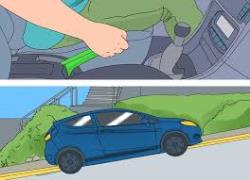 کنترل ماشین در سربالایی